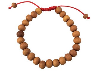 Power for Your Wishes Sandalwood Wrist Mala Bbracelet