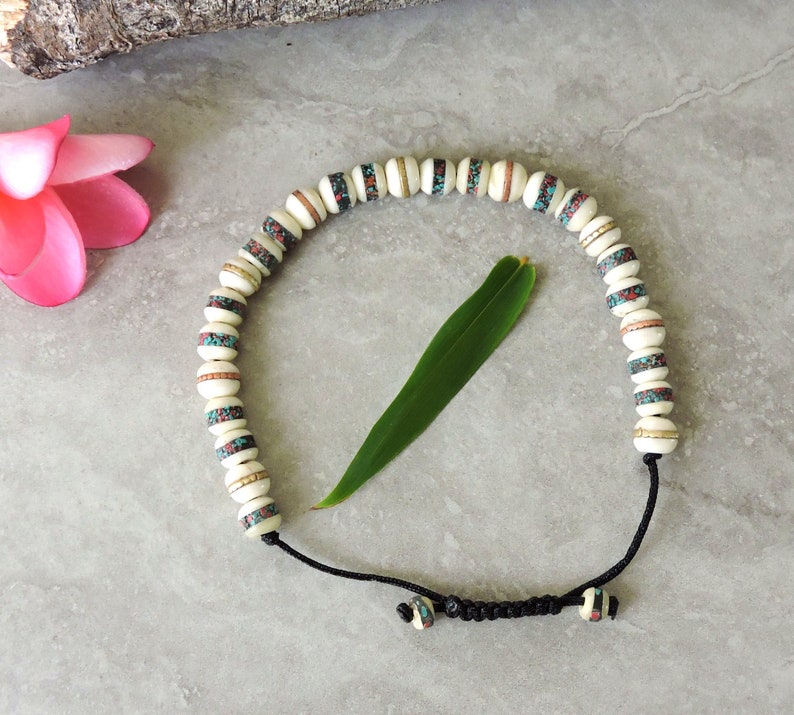 Embedded Medicine Bracelet Adjustable Wrist Mala Beads for Etsy