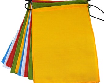 Blank Prayer Flags (set of 10) Surged Edge