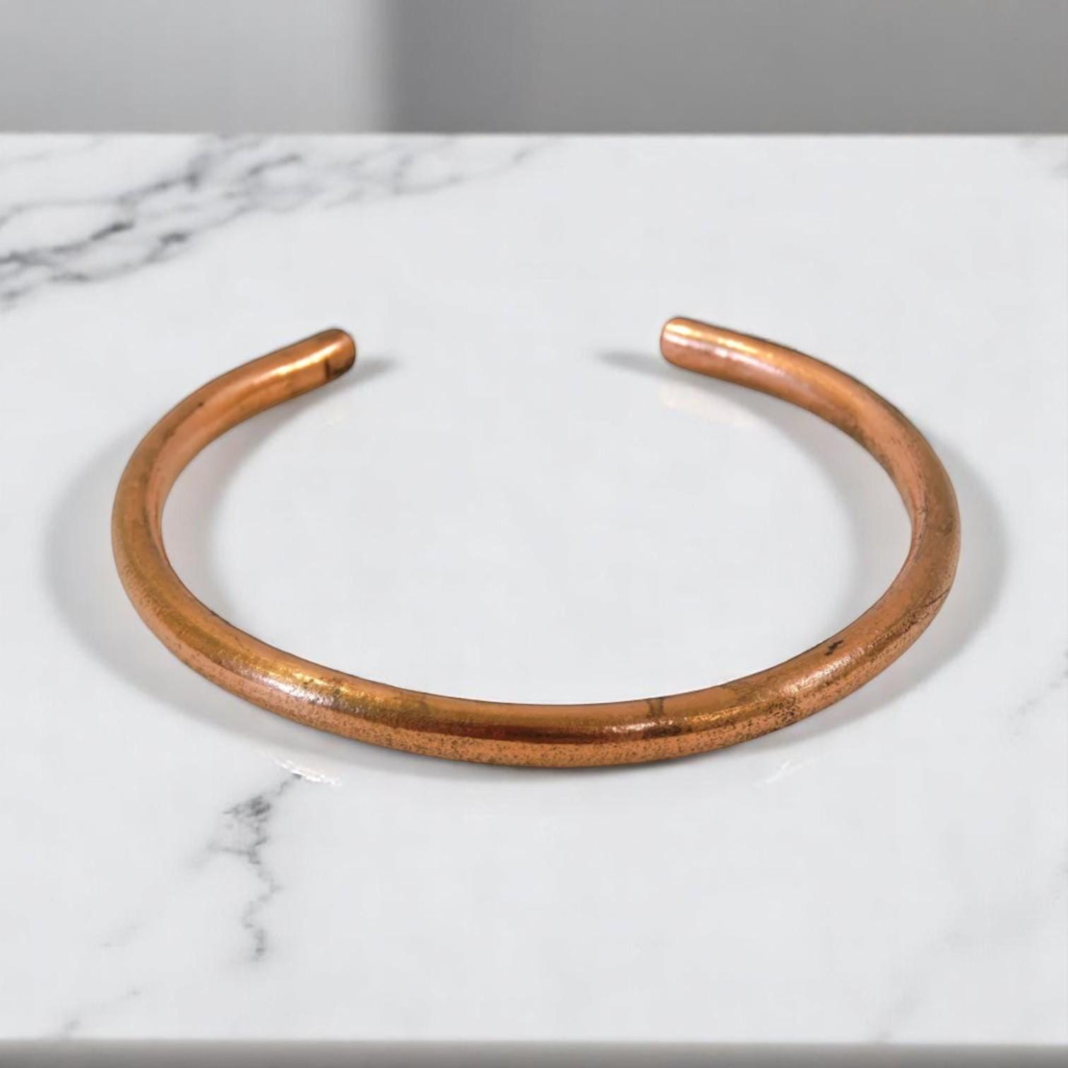 Pure Copper Healing Bracelet Handmade in Nepal / Copper Cuff Bracelet