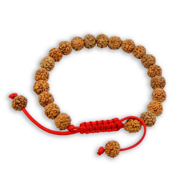 Tibet Mala Rudraksha Seed Wrist Mala Bracelet Meditation healing beads (Plain)
