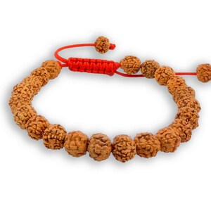 Tibet Mala Rudraksha Seed Wrist Mala Bracelet Meditation healing beads (Plain)