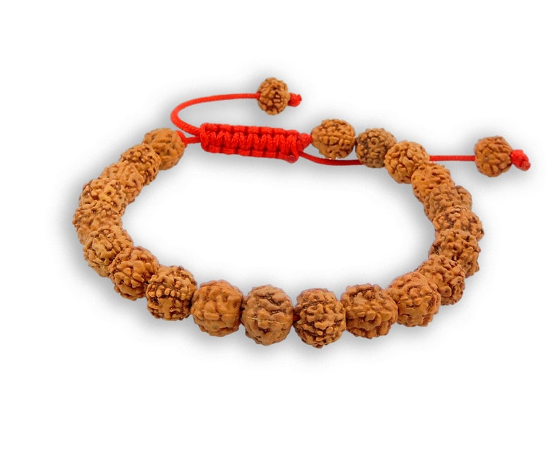 Tibet Mala Rudraksha Seed Wrist Mala Bracelet Meditation healing beads (Plain)