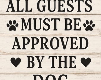 Paquete de arte mural imprimible con frases de perros: 5 plantillas Canva de estilo rústico