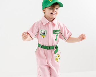 Toddler Golf Suit Personalized, Kids Caddie Outfit, Baby Golf Costume, Birthday Jumpsuit