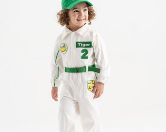 Toddler Golf Suit Personalized, Kids Caddie Outfit, Baby Golf Costume, Birthday Jumpsuit