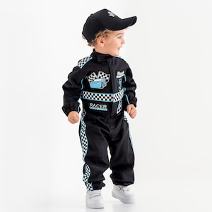 Personalized Race Car Birthday Costume for Toddlers - Car Boys Racing Outfit, Toddler Racer Suit, Baby Racer Costume, Fast One Birthday