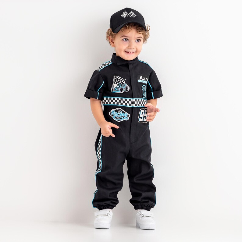 Baby Racer Style Personalized Race Car Birthday Costume for Toddlers - Car Boys Racing ...