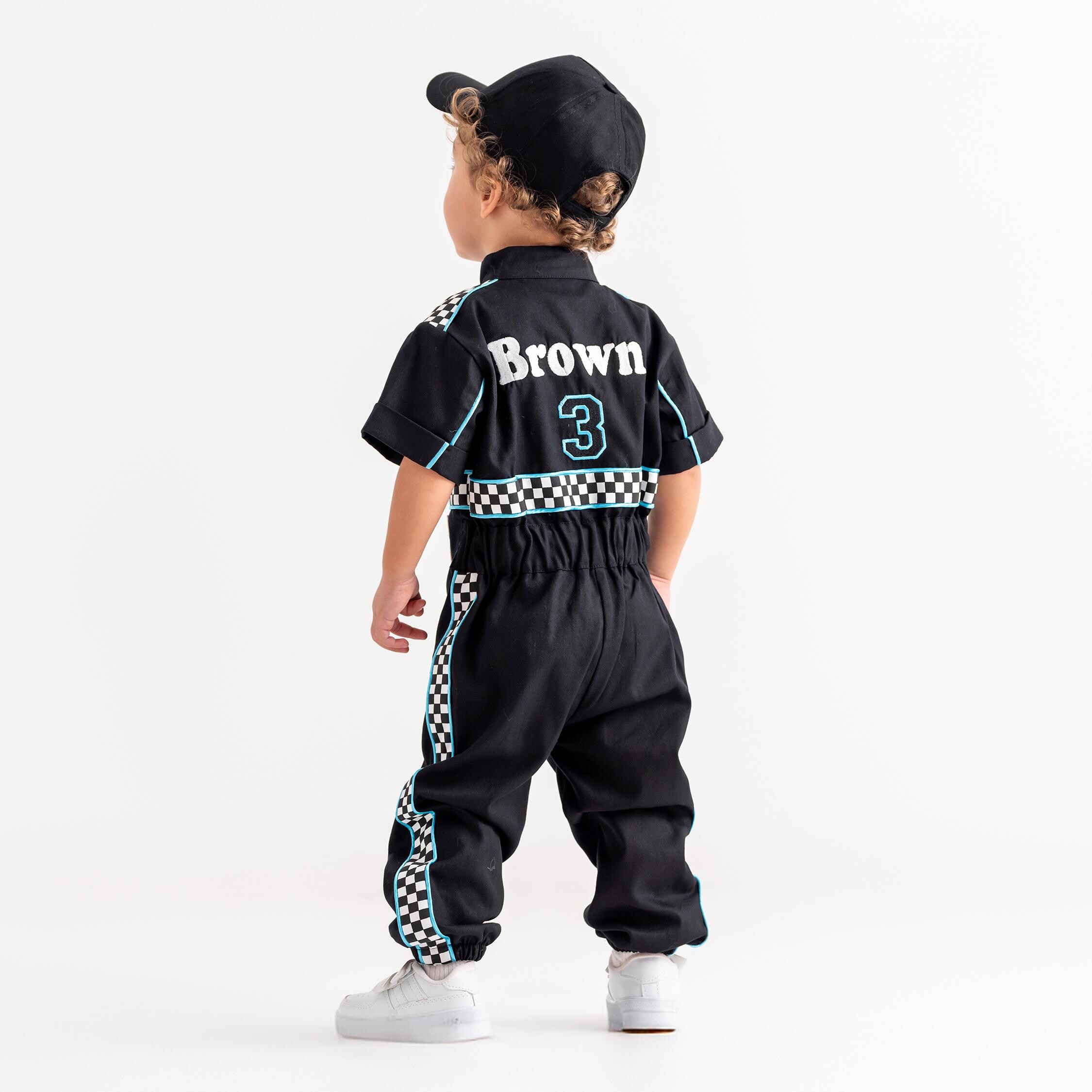 Baby Racer Style Personalized Race Car Birthday Costume for Toddlers - Car Boys Racing ...