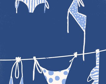 Coastal Bikini Line - Wall Art