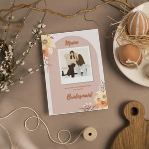 Cartes de proposition de sponsor de mariage, touche élégante de rose, cartes de propositions de mariage, invitation à une fête de mariage, cartes de remerciement