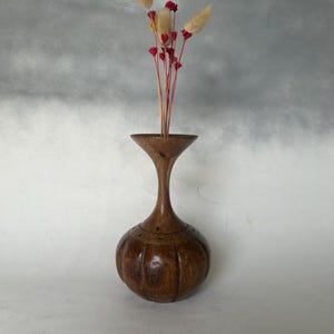 Decorative Handmade Wood Vase