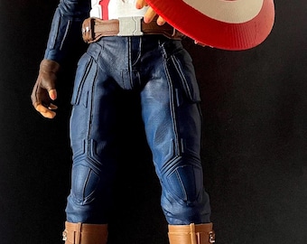 Figura 3D Capitán America