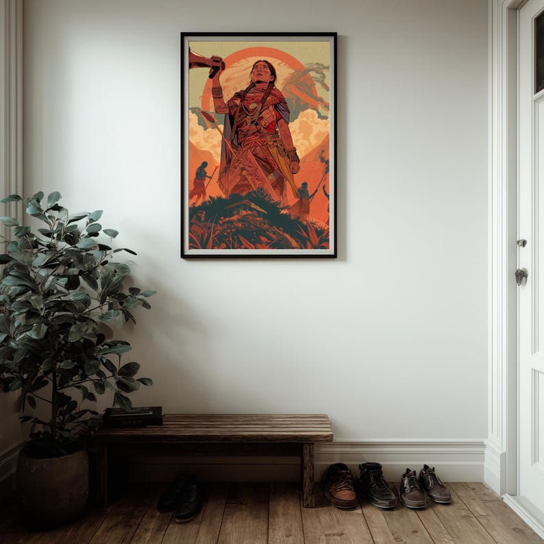 Rigoberta Menchú Poster: Indigenous Rights Wall Art, Maya K’iche ...