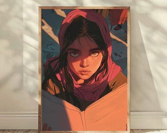 Malala Yousafzai Art Print: Feminist Heroines Series (Digital Download)