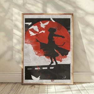 La Rosa Bianca Poster Stampa Sophie Scholl Ispirato Eroine Femministe #11 Resistenza Tedesca Arte Murale Varie Dimensioni Voci di Coraggio