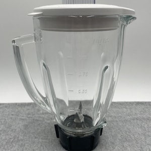 Vintage Oster Duralast Classic Blender Glass Pitcher Lid Blade 6 Cups