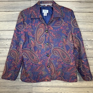 BFA Classics blazer met knopen en kraag, maat Large, gevoerde vintage, lange mouwen