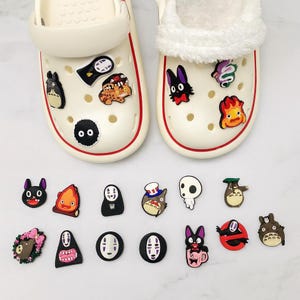 Famous Japanese Anime Character Shoe Charms - Fun Decorations for Crocs - Cartoon Character Shoe Accessories - Unique Anime Fan Gift