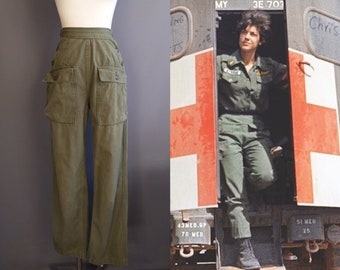 コメント確認60s U.S.ARMY 実物OG-107 ベイカーパンツ32×29 60's U.S.ARMY COTTON SATEEN TROUSERS