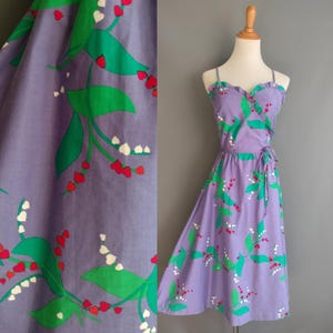 heart in the sun midi dress green 70s Print Sage green