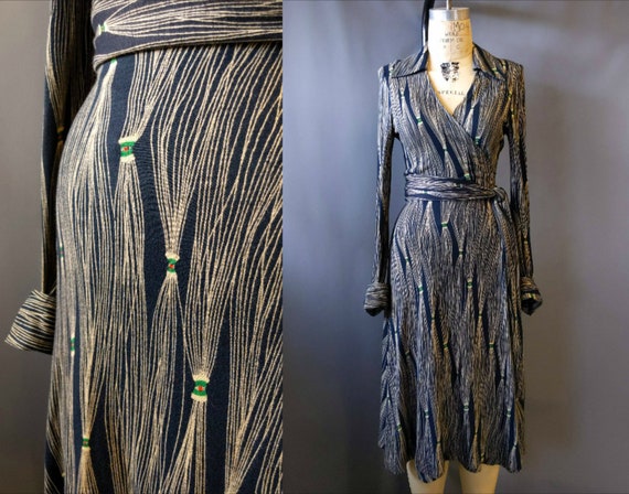 1970s diane von furstenberg wrap dress, DVF wrap d