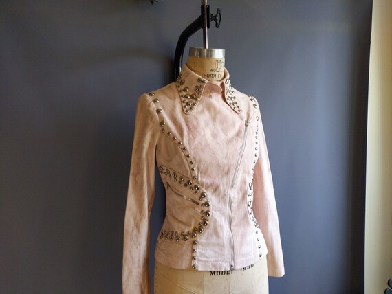 1970s studded Roncelli motorcycle jacket, elvis ja