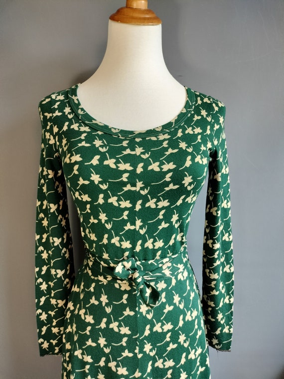 1970s diane von furstenberg dress, small size, gr… - image 9