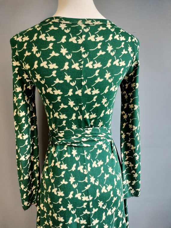 1970s diane von furstenberg dress, small size, gr… - image 6