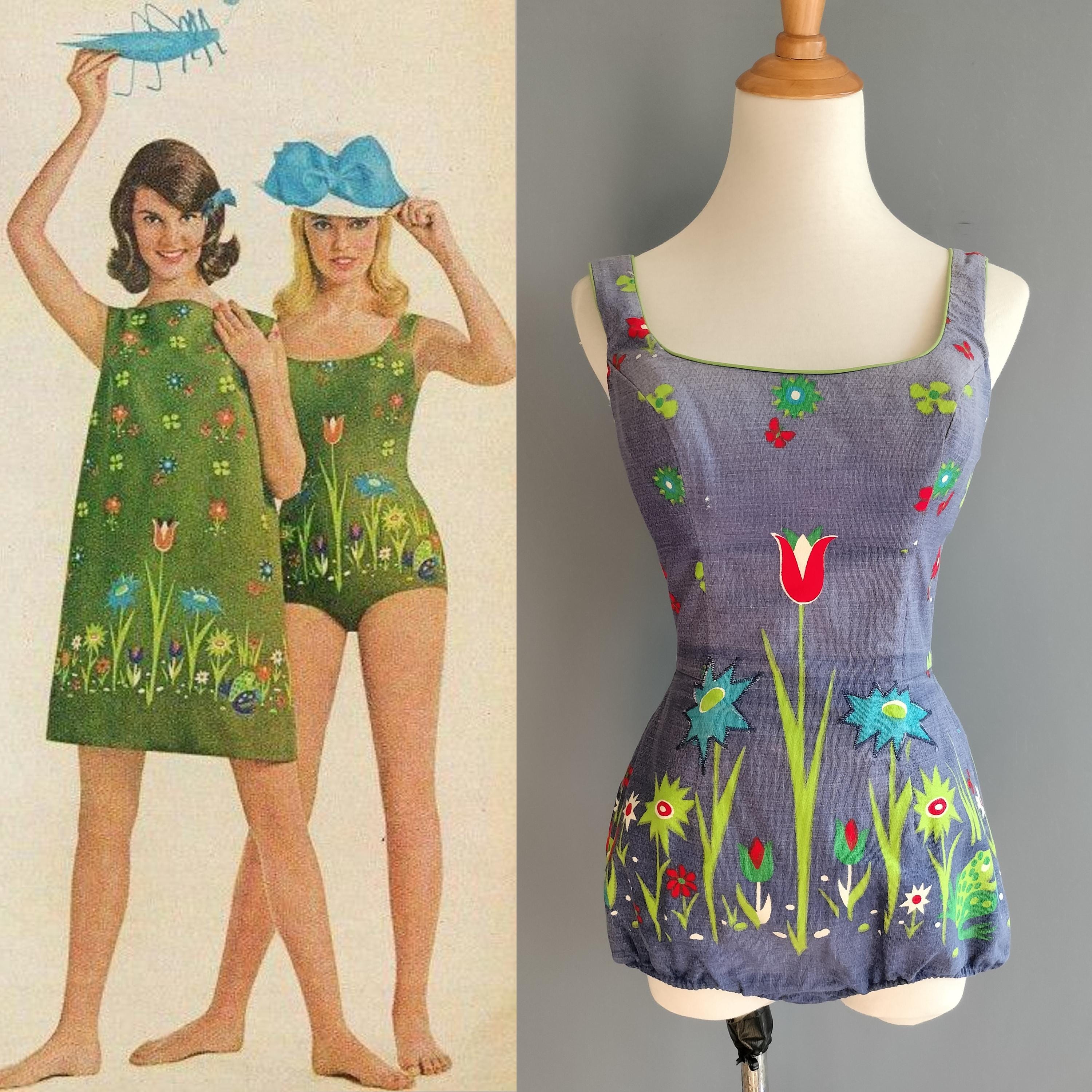 60s swimsuit - Etsy 日本