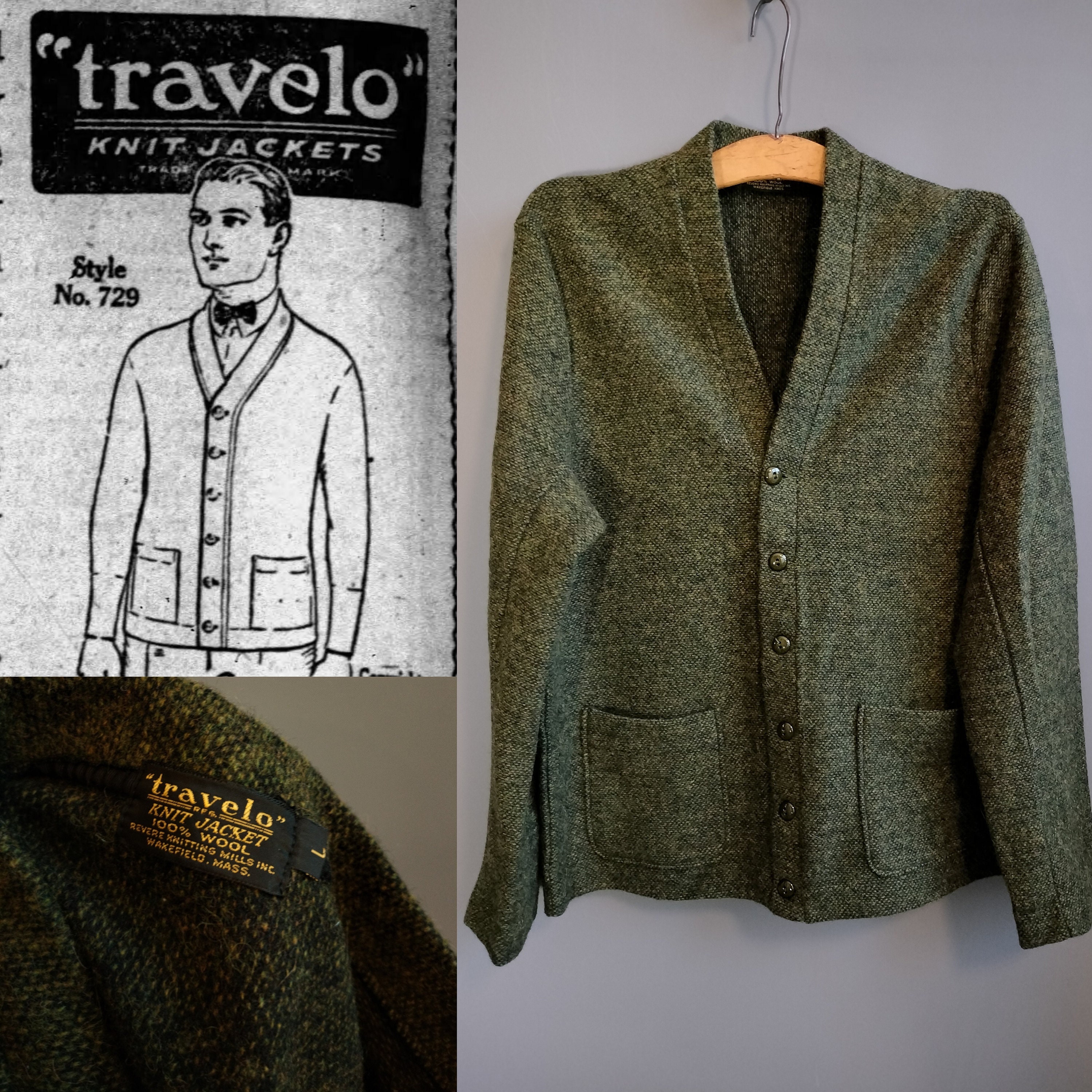 ニット/セーター france vintage coat cardigan. French Vintage Navy Blue Knit Cardigan/vintage Parisian