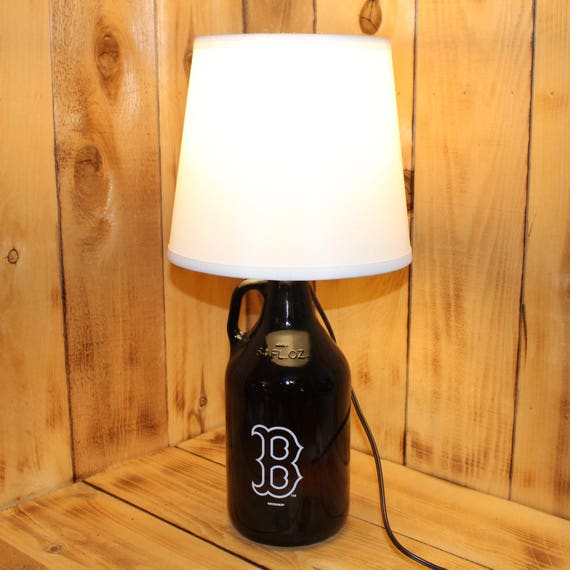 Boston Red Sox Baseball Beer Growler Lamp With Night Light 50