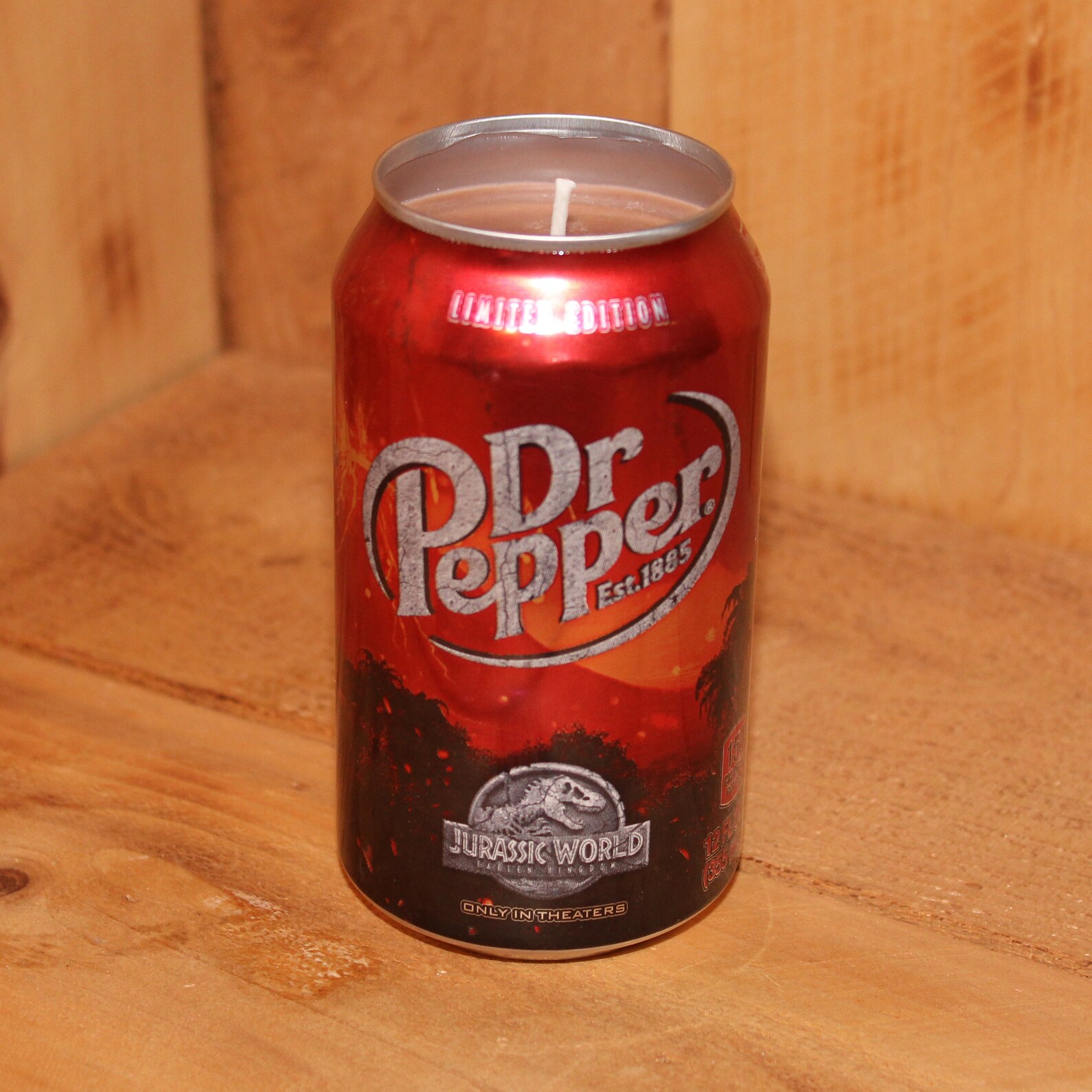 Dr Pepper Scented Soy Candle Handmade Upcycled Soda Pop Can Etsy