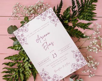 Wedding Invitation Set | Canva Template