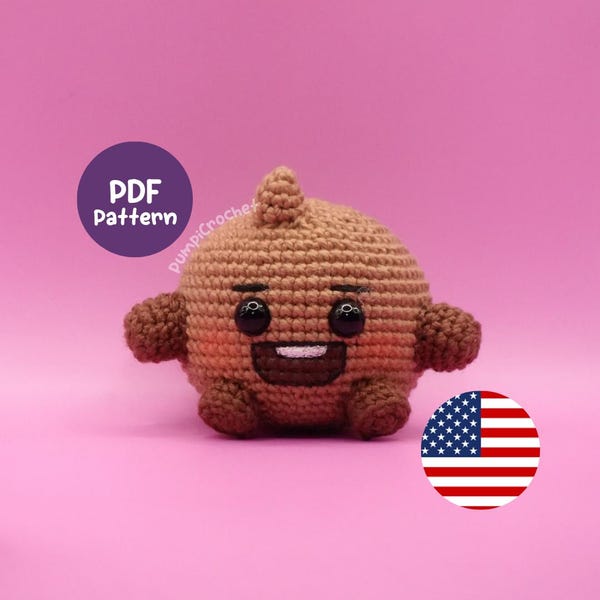 Shooky BT21 Amigurumi Pattern PDF