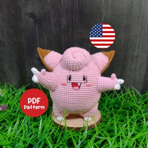 Clefairy Amigurumi Muster PDF