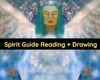 Your Spirit Guide Psychic Reading + Sketch, Who Is Your Spirit Guides?Intuitive Reading, Spiritual Guidance, Same Hour Tarot Fortune