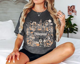 Vintage Magical Land Halloween Shirt, Disneyland Halloween Shirt, Retro Halloween Shirt, Halloween Family Tee, Mickey Minnie Halloween Shirt