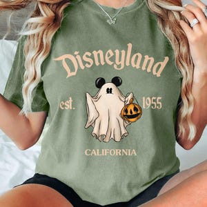 Retro Disneyland Est 1955 Halloween Shirts, Disney Halloween Shirt, Mickey Halloween Shirt, Mickey Ghost Shirt, Magical Land Halloween Shirt
