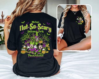 Vintage Disneyland Halloween 2026 Shirt, Halloween Family Matching Shirts, Mickey And Friends Halloween, Mickey Not So Scary Halloween Party