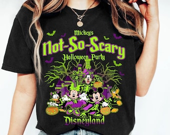 Vintage Disneyland Halloween 2026 Shirt, Disney Halloween Trip Shirt, Mickey Not So Scary Halloween Party, Halloween Family Matching Shirts