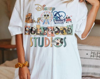 Retro Disney Hollywood Studios Shirt, Custom Disney Trip, Vintage Hollywood Studios Trip Shirt, Disney Trip Shirt, Family Trip Shirt