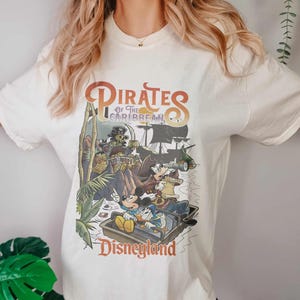 Vintage Pirates of the Caribbean Disneyland Shirts, Disneyland Trip 2025 Shirt, Disneyland Shirt, Mickey Pirates Shirt, Mickey Caribbean Tee