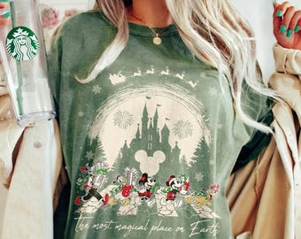 Retro Disney Christmas Shirts, Mickey's Very Merry Christmas Party Shirt, Disney Christmas Holiday Shirt, Magic Kingdom Christmas Shirt