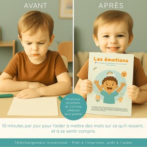 Libro de actividades sobre emociones infantiles (PDF) – Imprimible para jardín de infancia – Juegos educativos sobre emociones