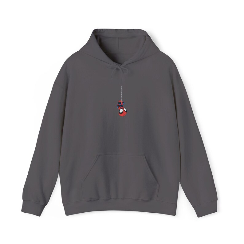 Spider Man Embroidered Hoodie, Marvel Superhero Comics Gift, Unisex Pullover Sweatshirt, Cosplay Costume, Peter Parker Movie Fan Apparel image 4
