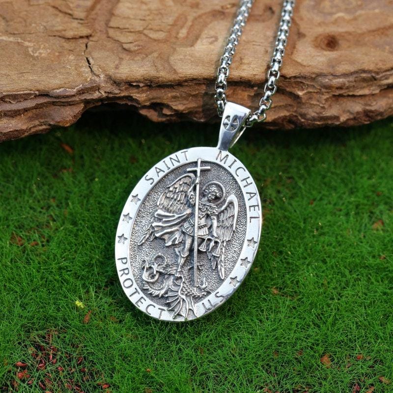 St michael necklace - Etsy 日本