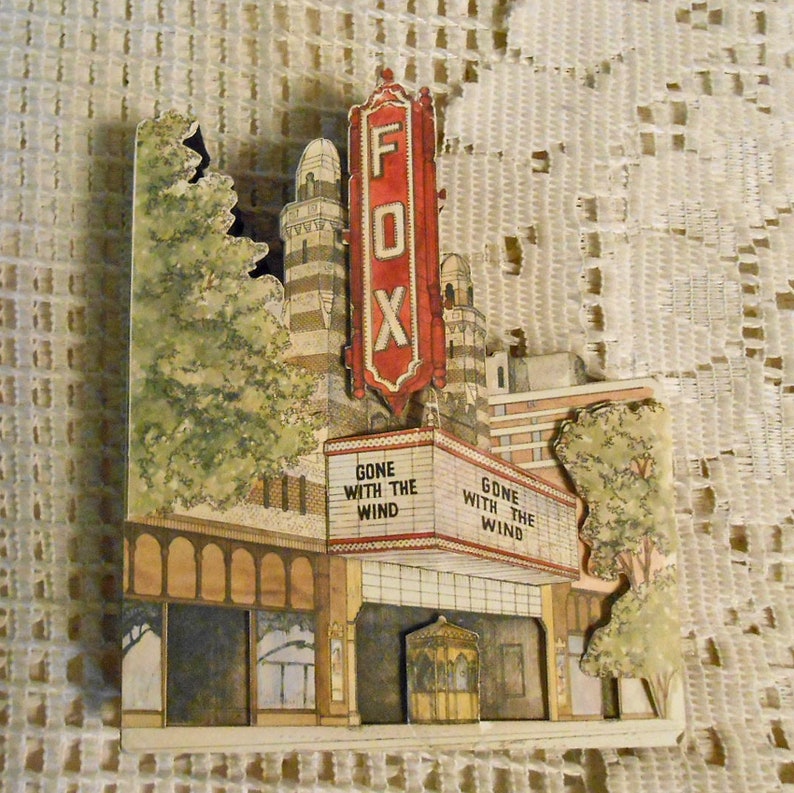 FOX THEATER ATLANTA Fan Memorabilia 75th Anniv Decorative Arts - Etsy
