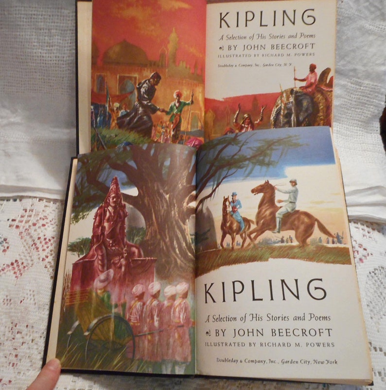 RUDYARD KIPLING Stories & Poems Set 1956 Vintage Doubleday Set Etsy