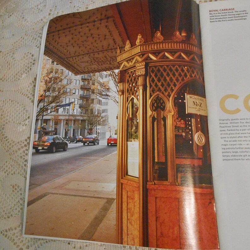 FOX THEATER ATLANTA Fan Memorabilia 75th Anniv Decorative Arts - Etsy
